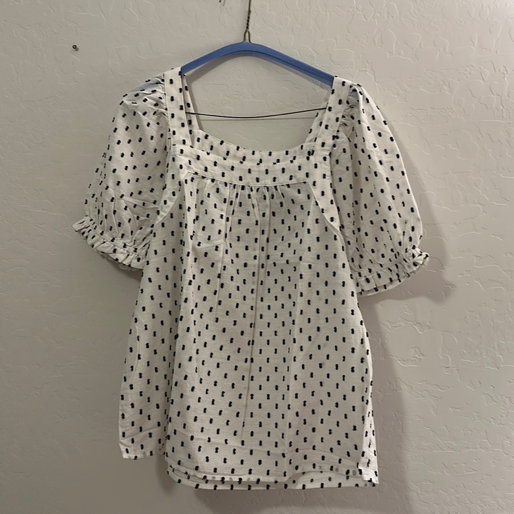 Black & White Blouse